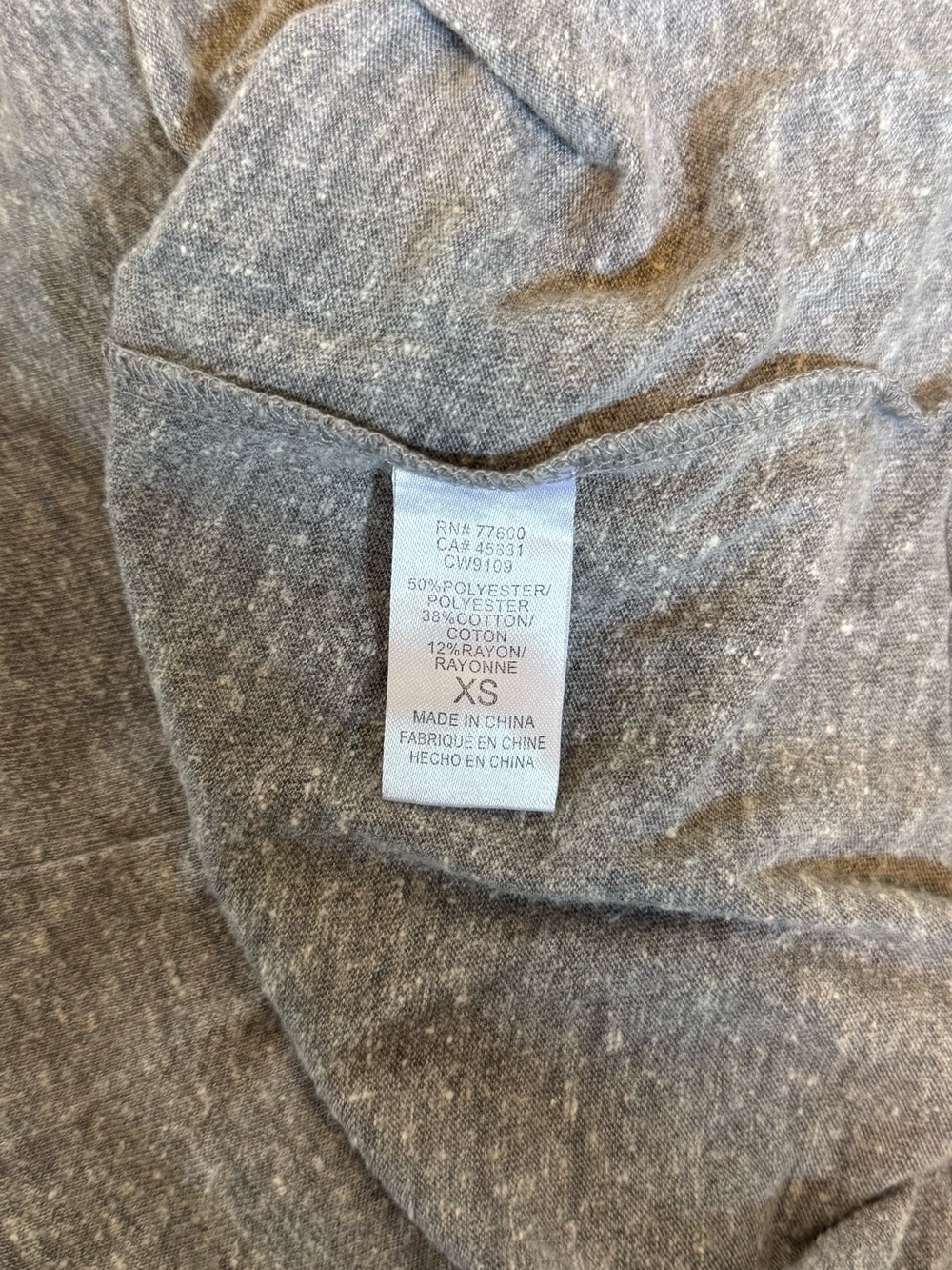 Chaser Love T-Shirt in Streaky Grey - Picture 4 of 4